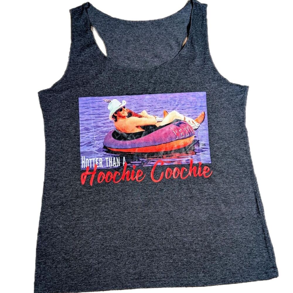 Alan Jackson Hotter Than A Hoochie Coochie Tank Top